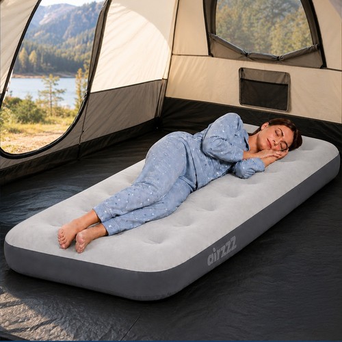 Airzzz beflocktes luftbett - airzzz,